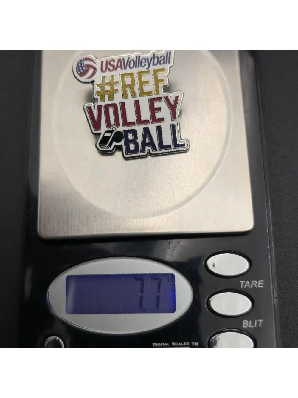 USA Volleyball #REF Enamel Pin A8449